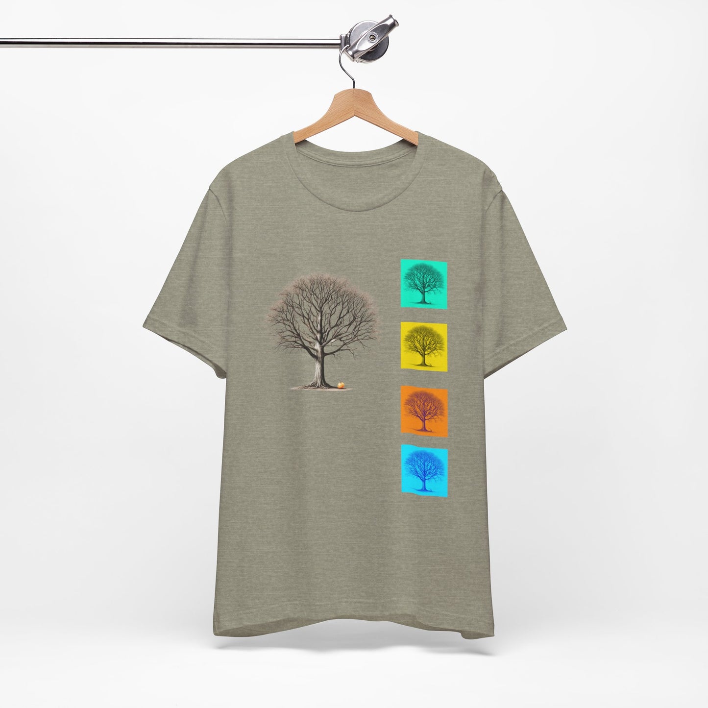 Nature-Inspired Unisex T-Shirt with Tree Design