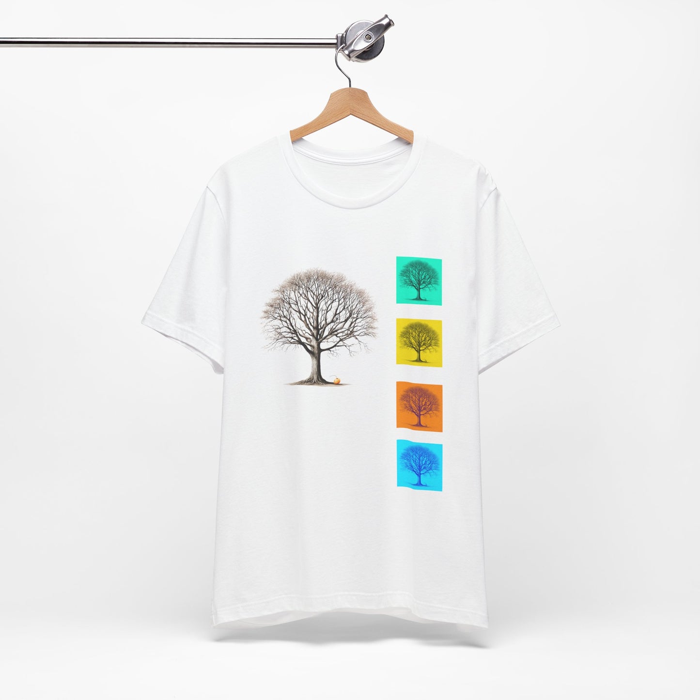 Nature-Inspired Unisex T-Shirt with Tree Design