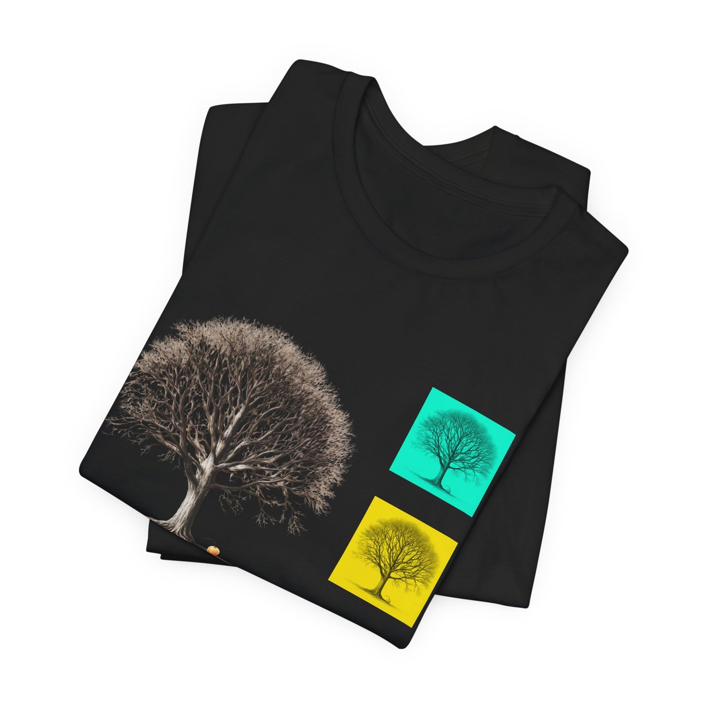 Nature-Inspired Unisex T-Shirt with Tree Design