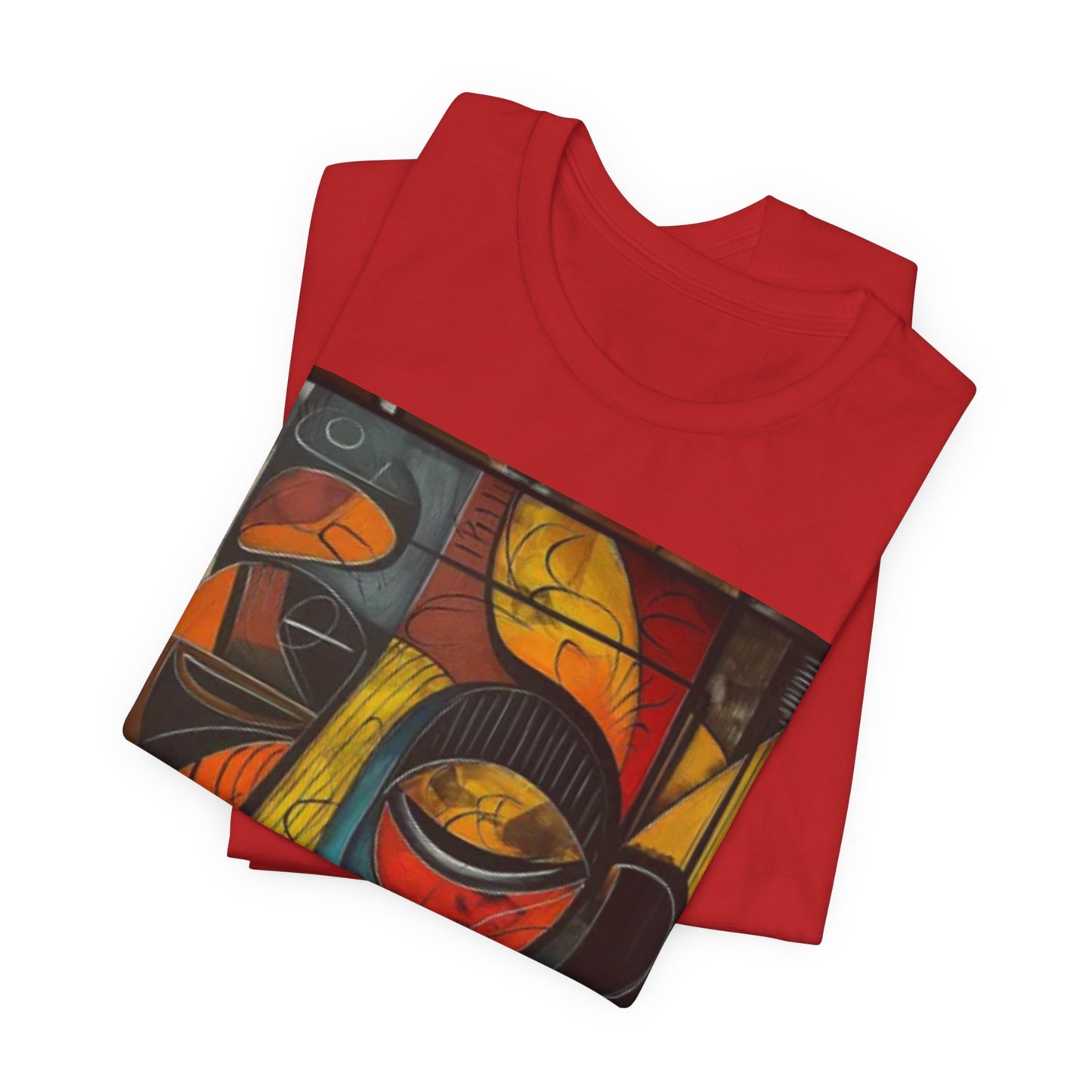 Matching Abstract T-Shirt (His)