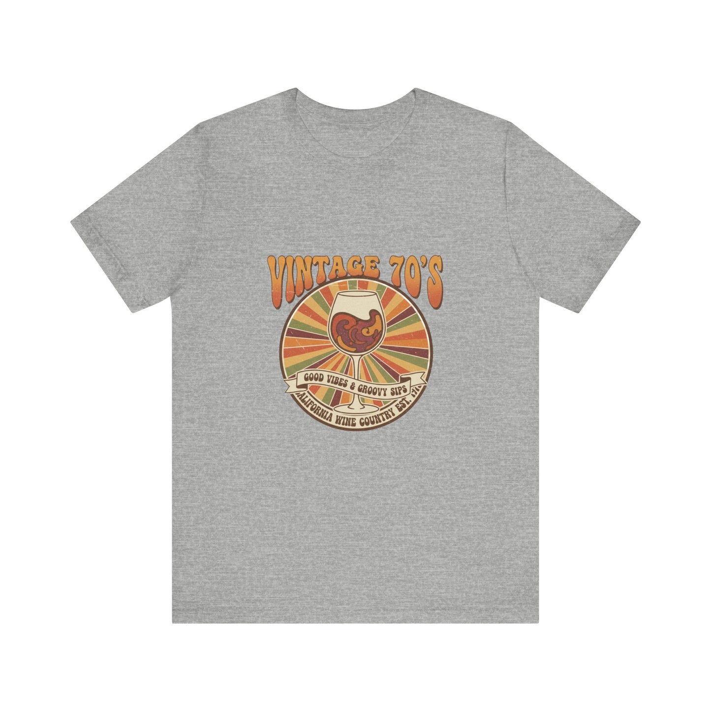 Vintage 70's Wine Country Tee