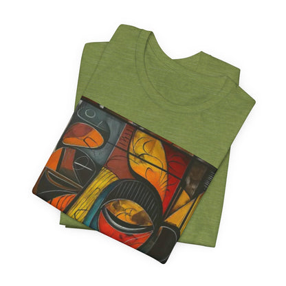 Matching Abstract T-Shirt (His)