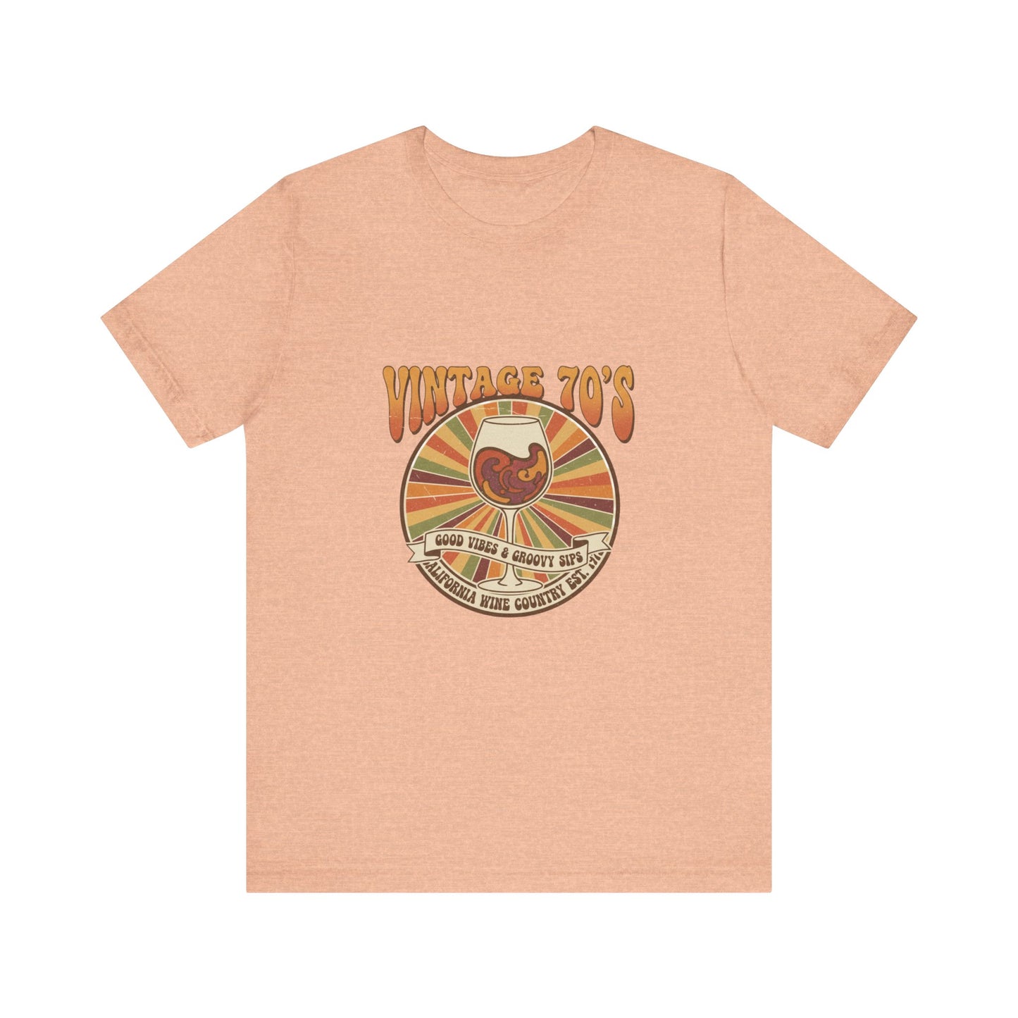 Vintage 70's Wine Country Tee