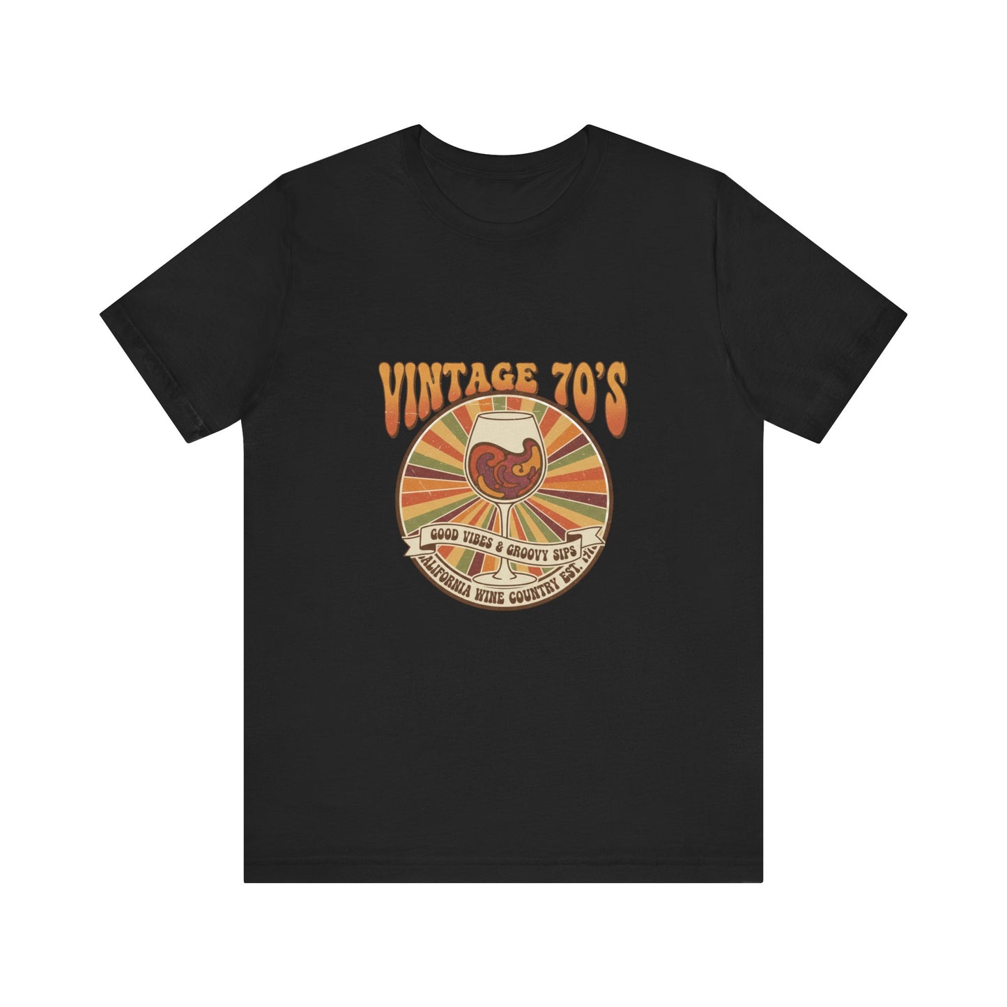 Vintage 70's Wine Country Tee