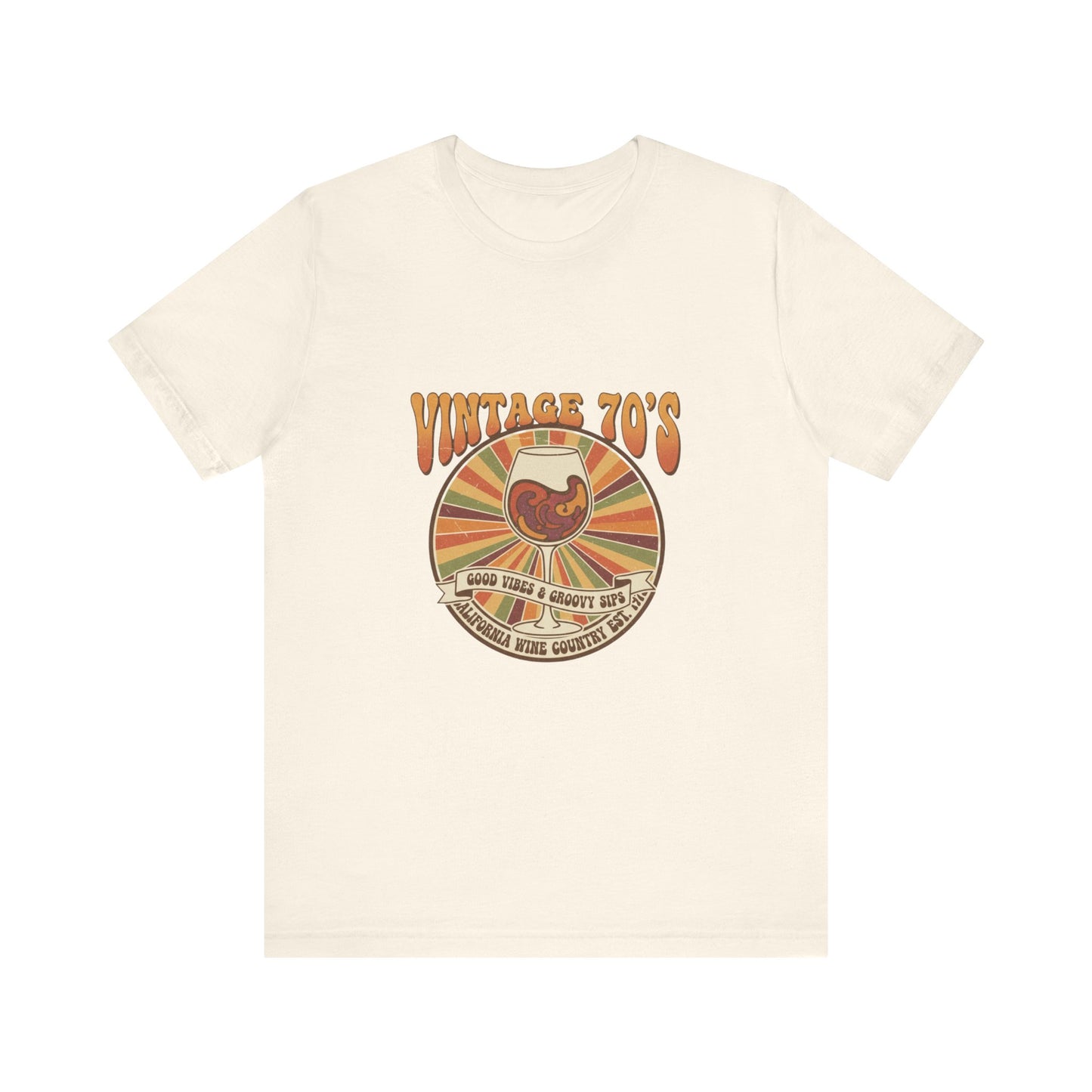Vintage 70's Wine Country Tee
