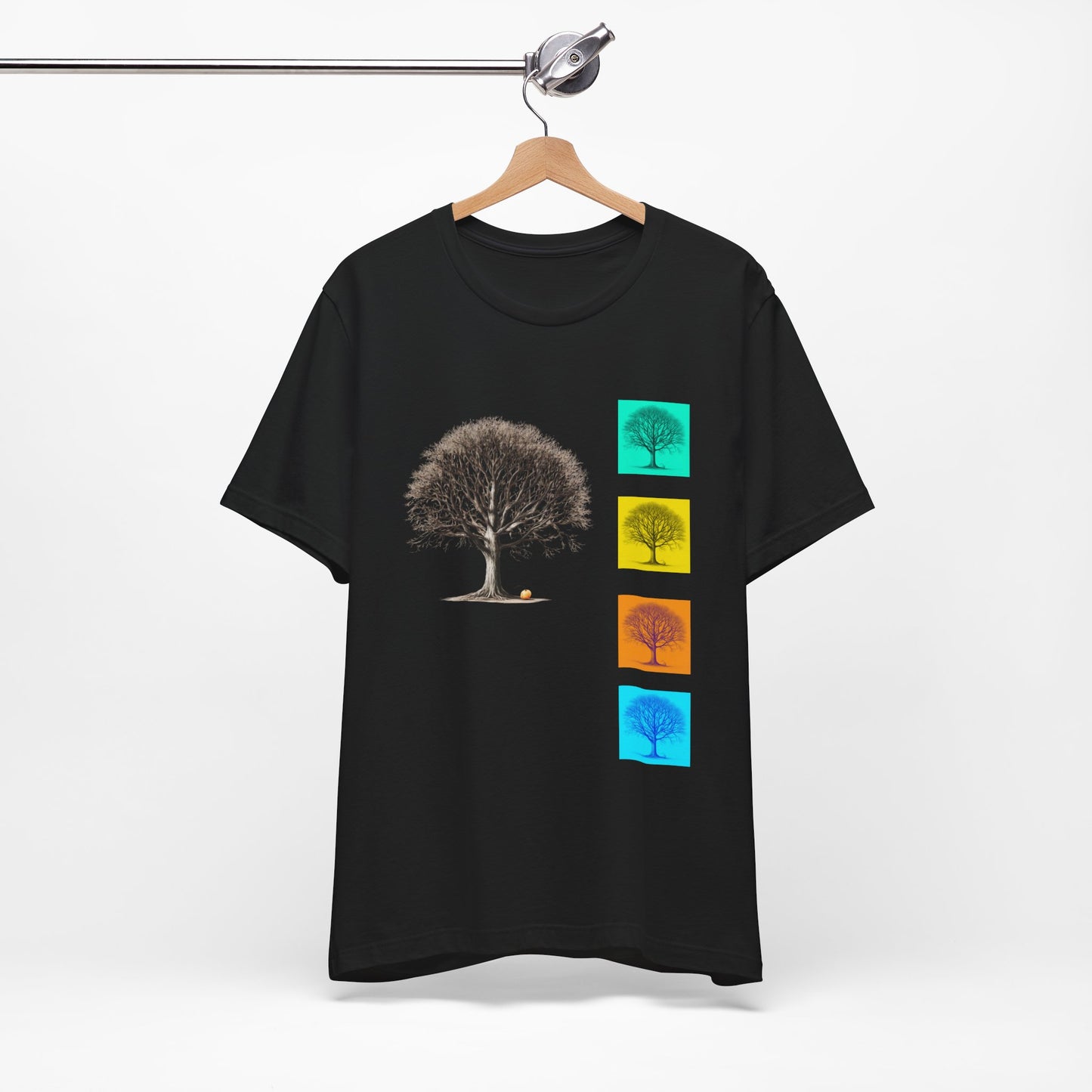 Nature-Inspired Unisex T-Shirt with Tree Design