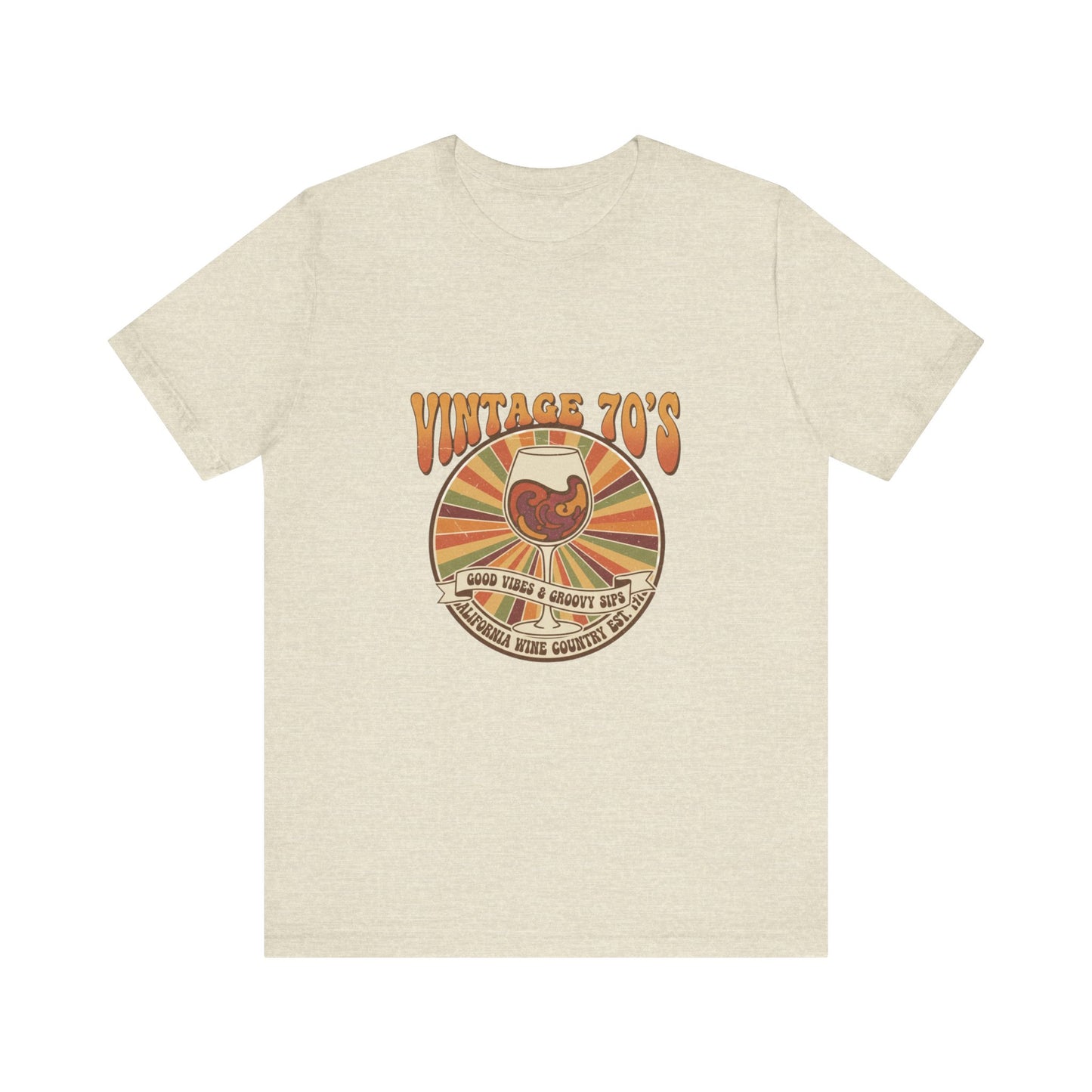 Vintage 70's Wine Country Tee